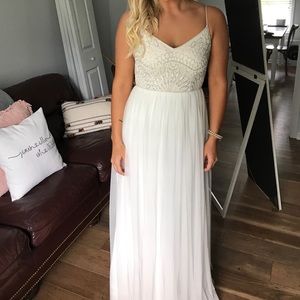 NWT $350 BHLDN Adrianna Papell Violetta Dress Size 4 Wedding Bridal Gown